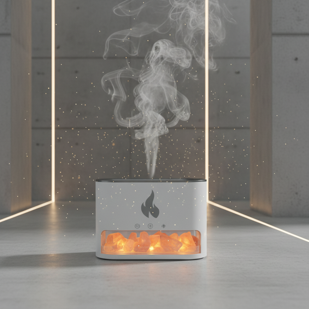 Aura-Flame™ | Himalayan Salt &amp; Fire Bio-Sync Core 